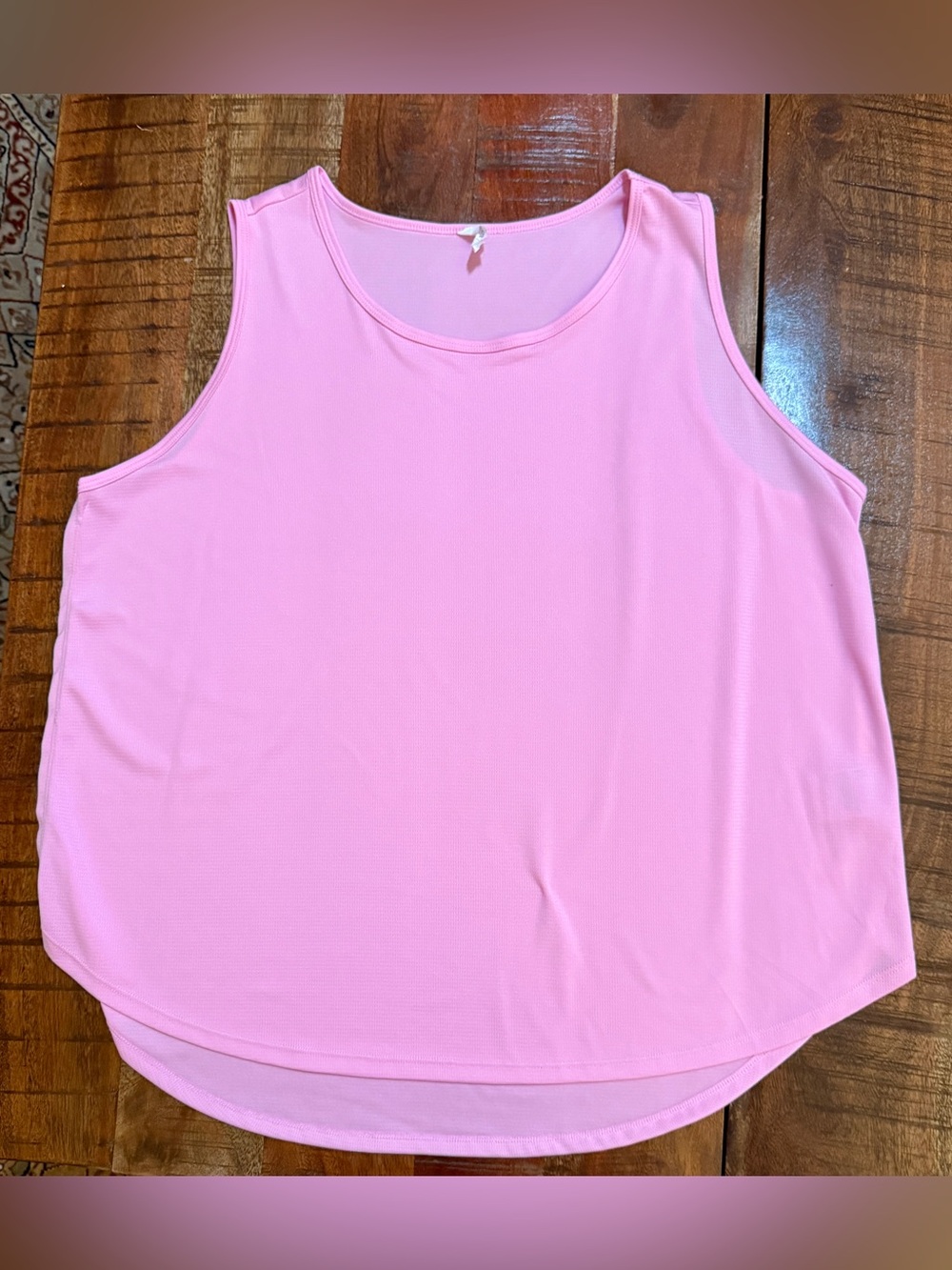 Women’s plus size Pink Sleeveless Tank Top